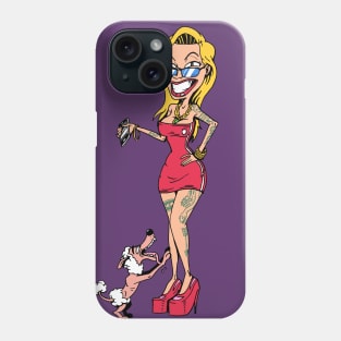 Babe & Poodle Phone Case