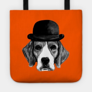 A Clockwork Orange Beagle Dog Tote