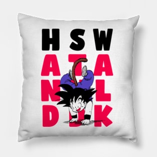 Handstand Walk Goku Kid Pillow