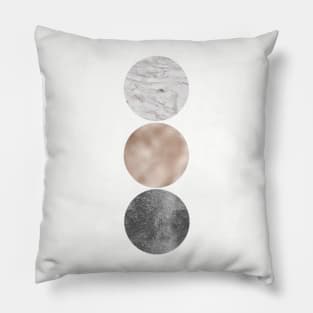 Rose grunge - circles IV Pillow