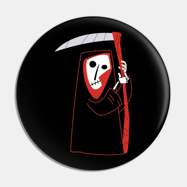 Red Reaper Pin by Hey Bob Guy