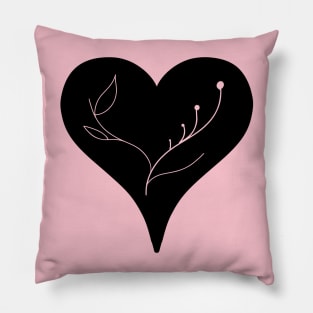 floral heart design Pillow