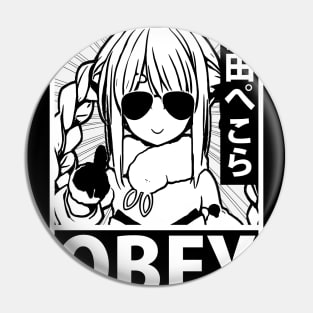 Obey to Pekora Pin