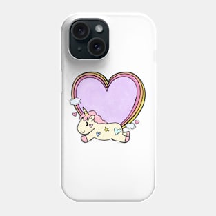 love unicorn Phone Case