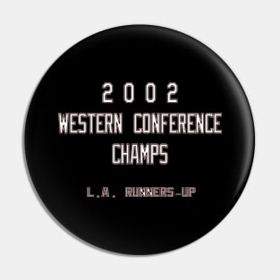 2002 Western Conference Champs - Sacramento Kings Pin