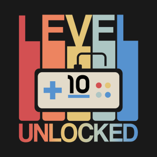 Level 10 Unlocked Design T-Shirt