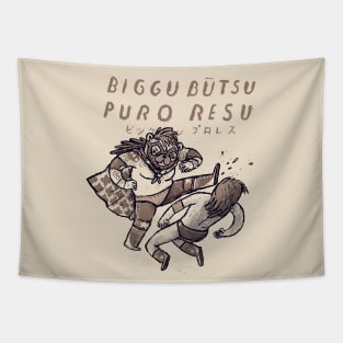 big boot pro wrestling Tapestry