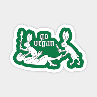 go vegan Magnet