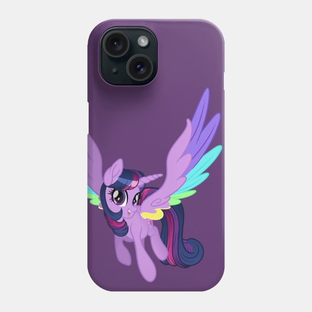 My Little Pony Rainbow Wings Twilight Sparkle Phone Case by SketchedCrow