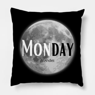 Monday T-shirt Pillow