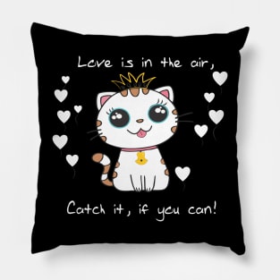 Love is in the air , catch it if you can! Pillow