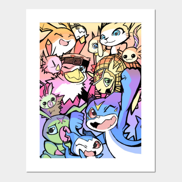 Wallpaper Digimon Adventure 2 Digimon Posters And Art Prints Teepublic Desktop Wallpaper