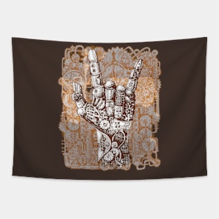 Steampunk Rocks Tapestry