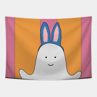 Bunny kisses and Spooky wishes. Tapestry