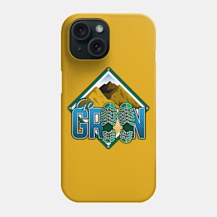 Go Green | Mountaineering and Climbing Phone Case