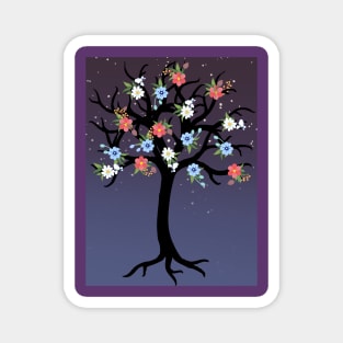 Trees and Flowers Magnet