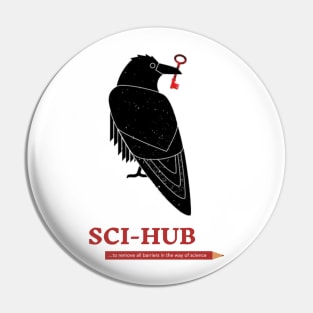 Scihub Raven Pin