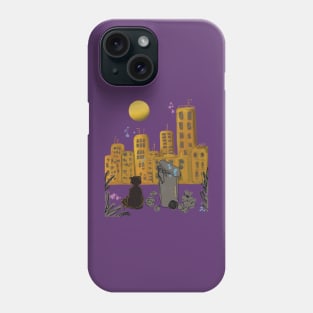 The Cat in the City Phone Case