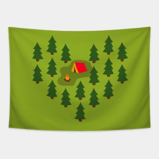 Love of Camping Tapestry