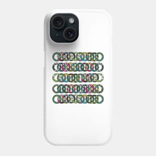 linked floral chain Phone Case