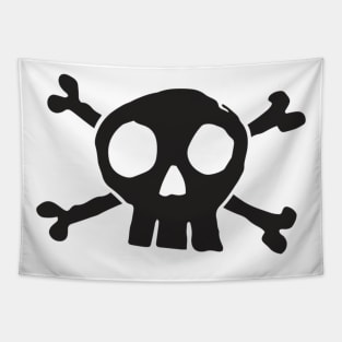 Skull and Crossbones Tapestry