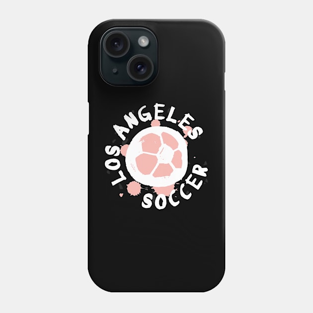 Los Angeles Soccer 02 Phone Case by Very Simple Graph