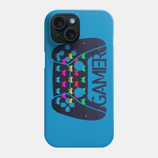 Gamer Controller Silhouette Phone Case