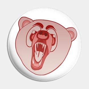 Red Bear Pin