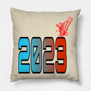 The eagle is the king of flight 2023 T-Shirt Pillow