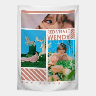 Kpop Design Wendy Red Velvet Tapestry