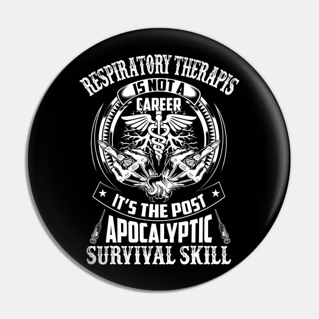 Respiratory Therapis Is Not A Career - Doctor Gifts Pin by bunnierosoff21835