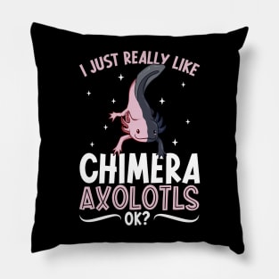 I just really like my Chimera Axolotl Pillow