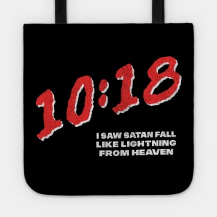 Luke 10:18 - I saw Satan fall like lightning from heaven Tote