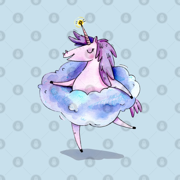 Dreamy Unicorn by kattymur