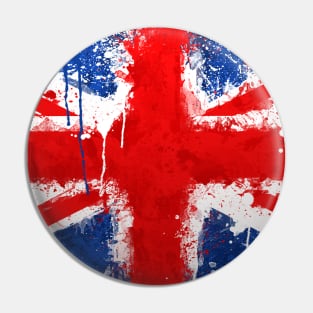 Union Jack Flag - Grunge Pin