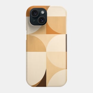 Earthy Retro Geometric Pattern Phone Case