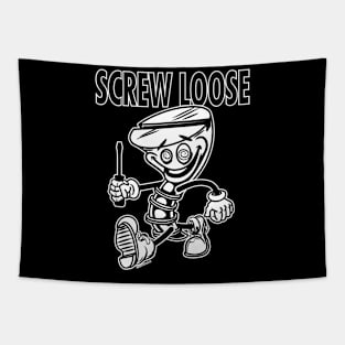 Screw Mascot Struting, Screw Loose Tapestry