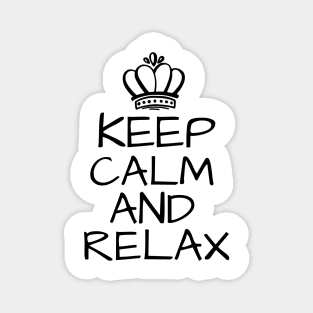 Keep calm and relax Magnet