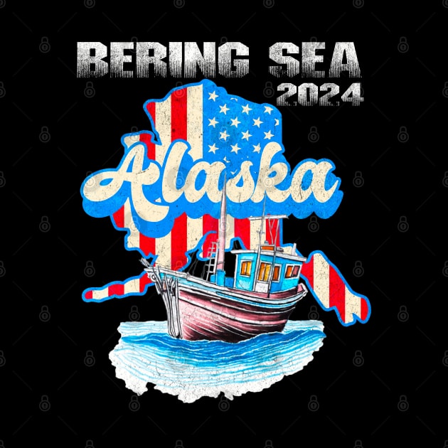 Alaskan Fishing Boater Alaska Fish Bering Sea Fisherman 2024 by Outrageous Flavors