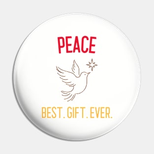 Peace Best Gift Ever Faith Prayer Pin