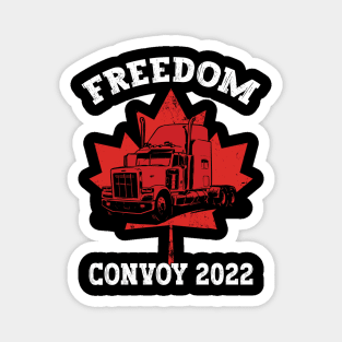 Freedom Convoy 2022, Truckers For Freedom, Truck Convoy, Trucker Convoy Support Truckers Canadian Truckers Magnet