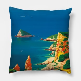 View of the Ocean from the Clifffside Pillow