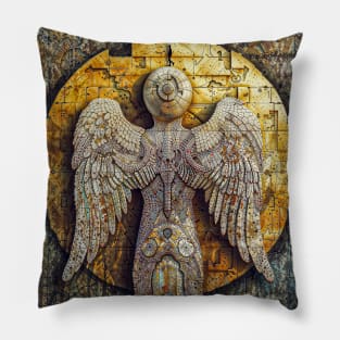 Wings of Eternity: A Visual Journey Pillow