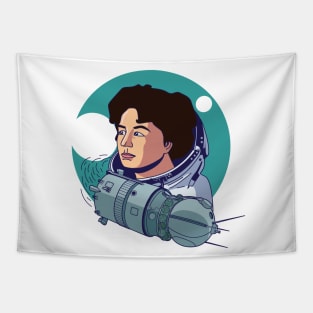 The first woman in space Valentina Tereshkova Tapestry