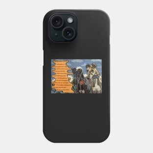 Greyhound Pal Poets Phone Case