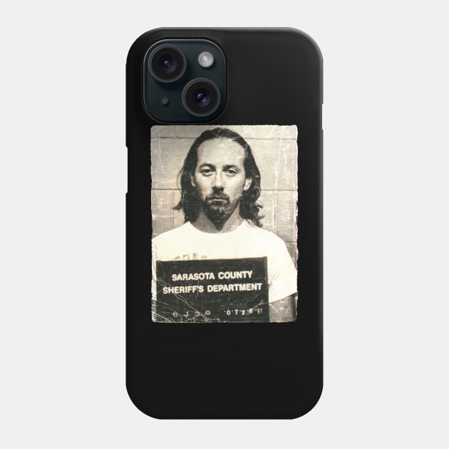 Vintage - pee wee herman - paul rubens mugshot Phone Case by socialmati