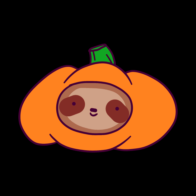 Sloth Face Pumpkin by saradaboru