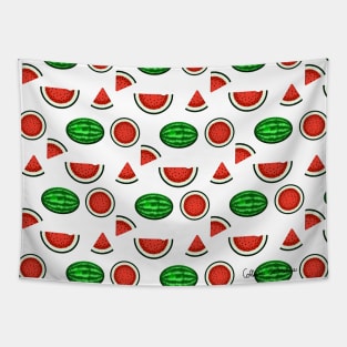 Summer Watermelon Pattern Tapestry