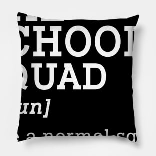 Preschool Squad Back to School Gift Teacher Preschool  Team Pillow