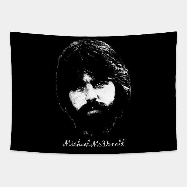 Michael McDonald Portrait Tapestry by LEMESGAKPROVE